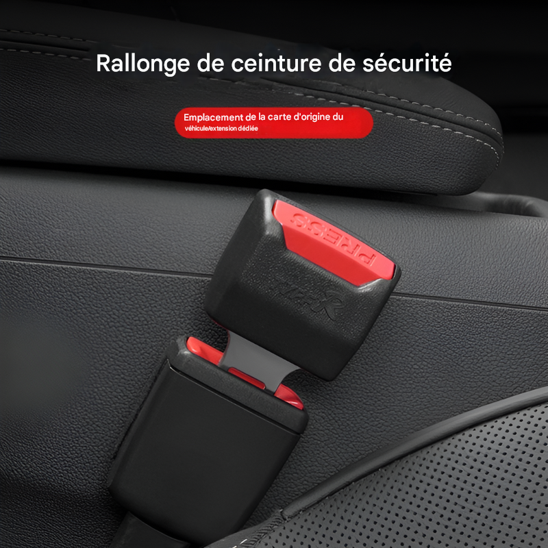 Rallonges de ceinture de sécurité pour voiture, lot de 2