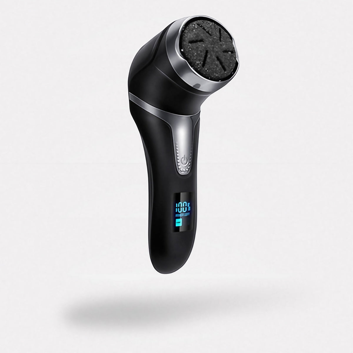 Râpe à pieds électrique rechargeable contre les callosités, noir