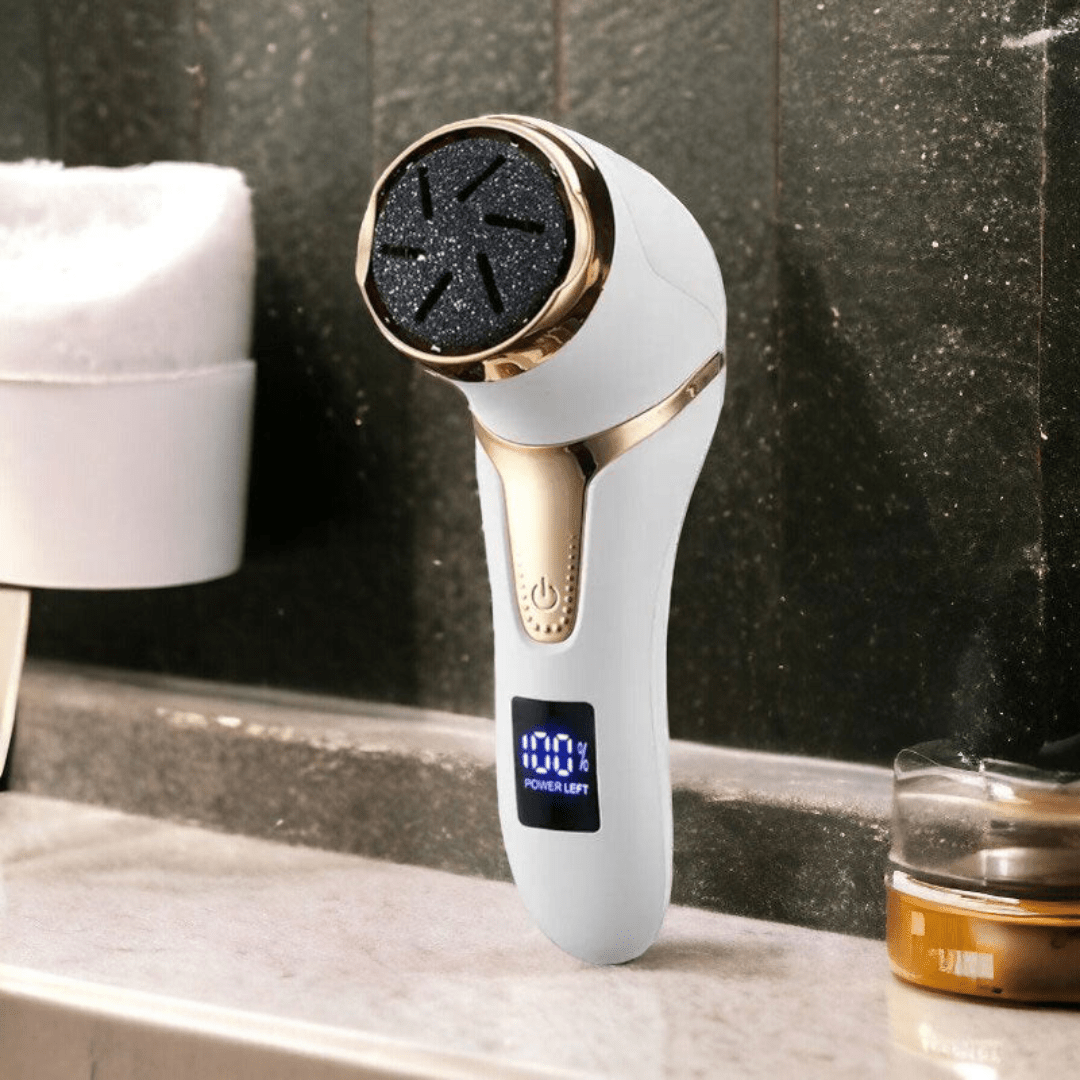 Râpe à pieds électrique rechargeable contre les callosités