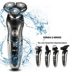 Rasoir électrique rechargeable, sec ou humide, étanche IPX7