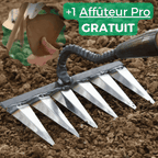 Râteau désherbeur à dents tranchantes, 5, 6 ou 7 dents