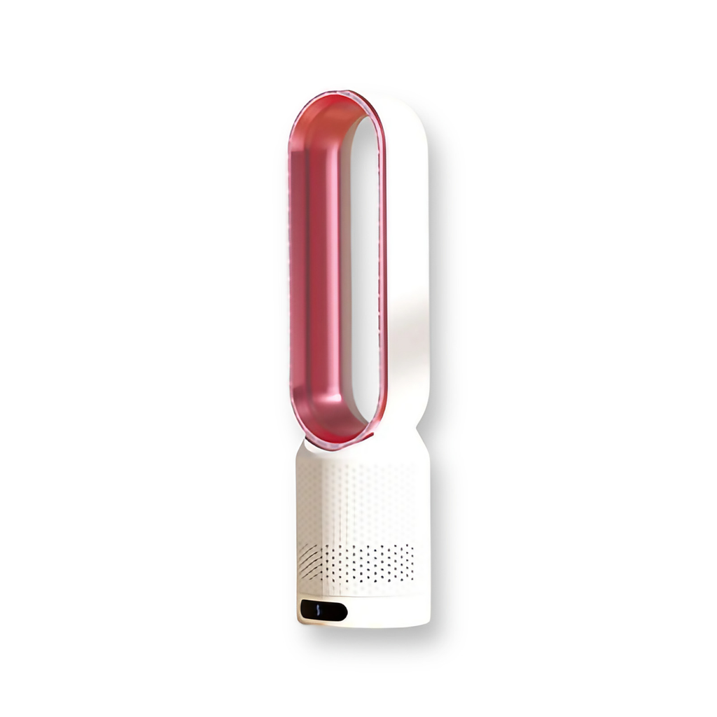 Rafraîchisseur d'air colonne oscillant, 8 vitesses, 32 dB, rose