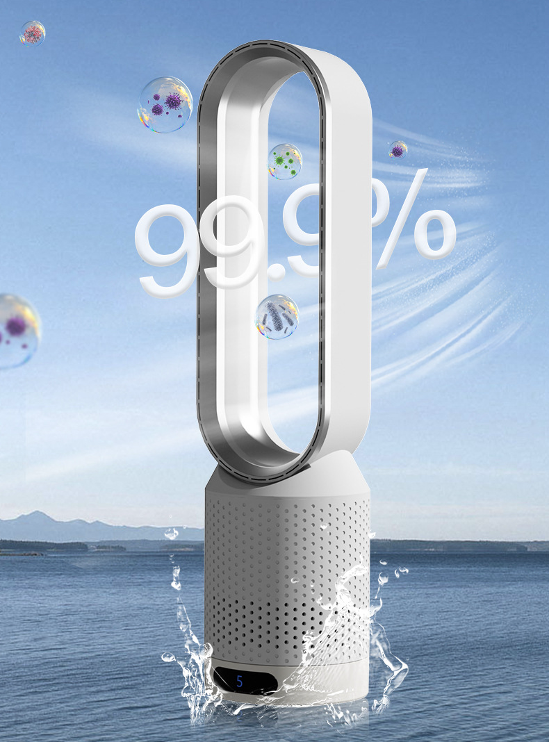 Rafraîchisseur d'air colonne oscillant, 8 vitesses, 32 dB