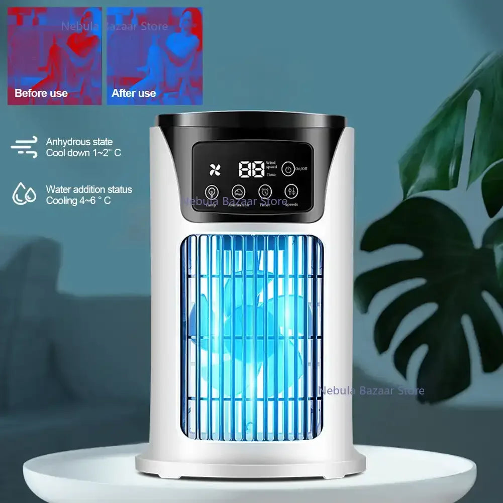 Mini rafraîchisseur d'air USB 3 en 1, réservoir 300 ml