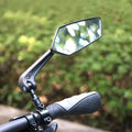 Rétroviseur vélo grand angle en alliage d'aluminium, orientable