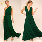 Robe cache-cœur femme à manches longues, sept coloris, S au XL, vert