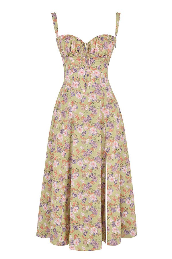 Robe corset femme à jupe fluide, huit coloris, du S au 2XL