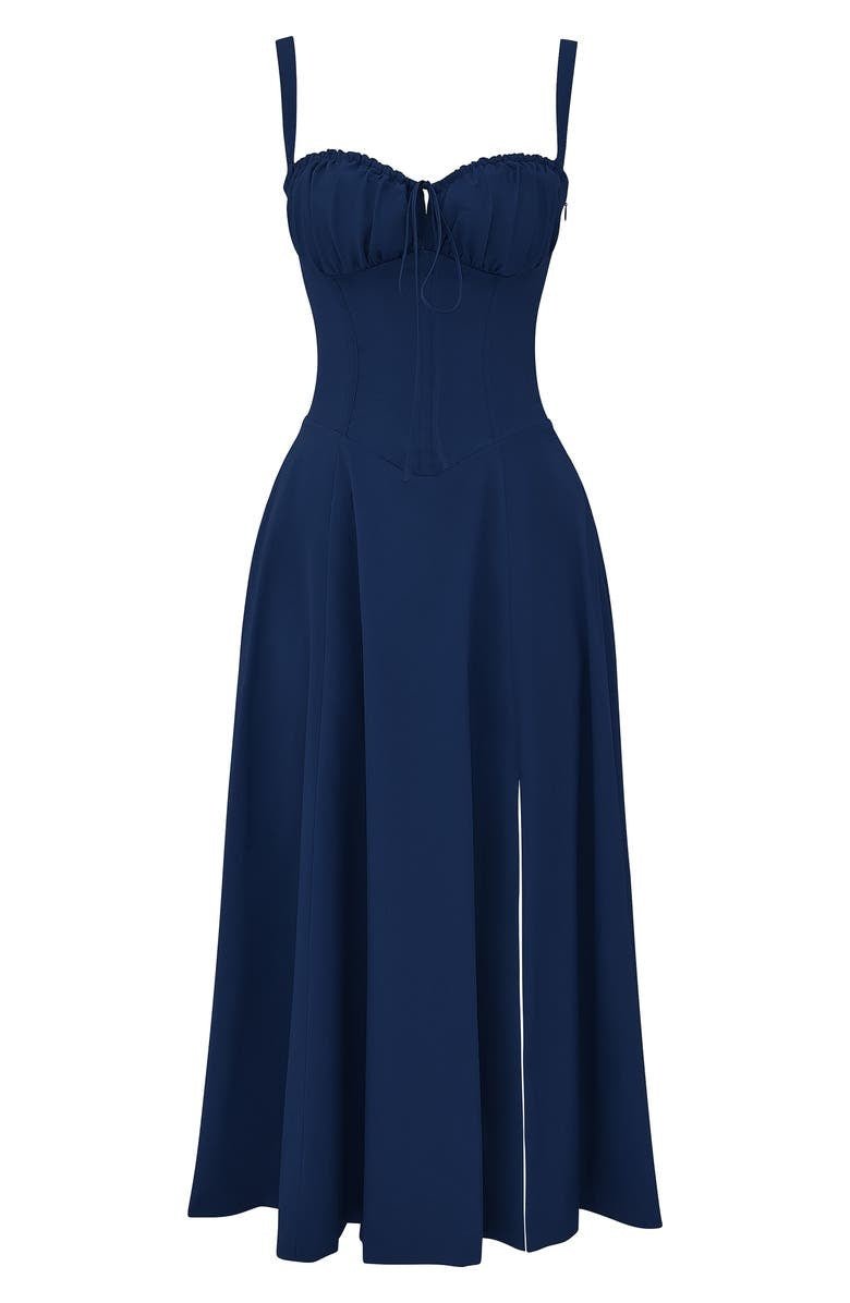 Robe corset femme à jupe fluide, huit coloris, du S au 2XL