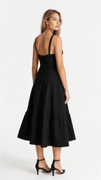 Robe corset femme à jupe fluide, huit coloris, du S au 2XL