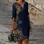 Robe d'été femme cintrée, manches courtes, onze modèles, 02