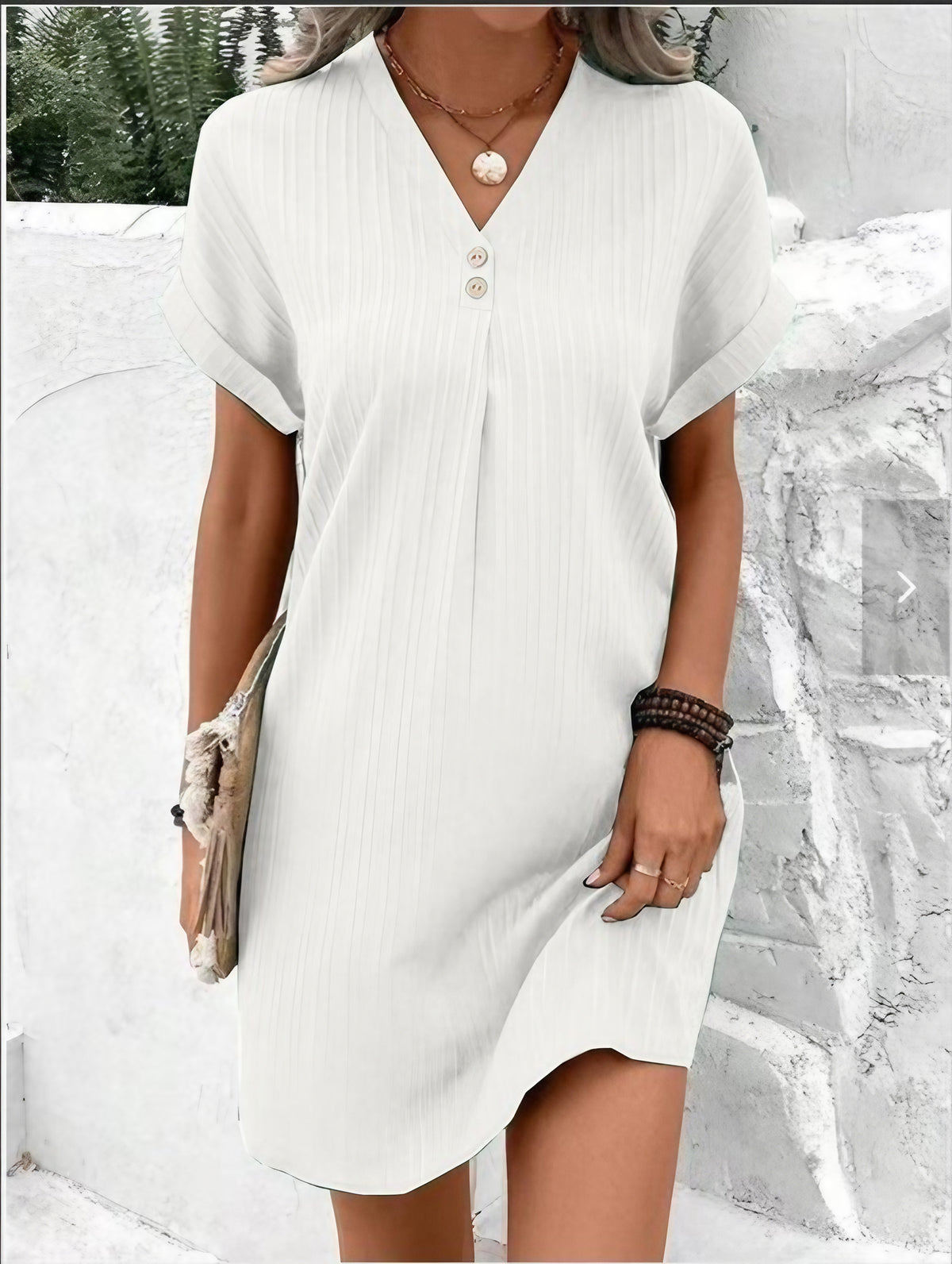 Robe midi d'été femme à large ceinture, manches courtes