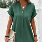 Robe midi d'été femme à large ceinture, manches courtes