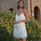 Robe de cocktail femme, neuf coloris, du XS au 4XL, blanc