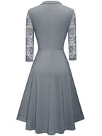 Robe de soirée femme à découpes, manches longues, du S au 2XL