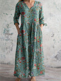 Robe d'été légère femme, verte, du S au 3XL, vert