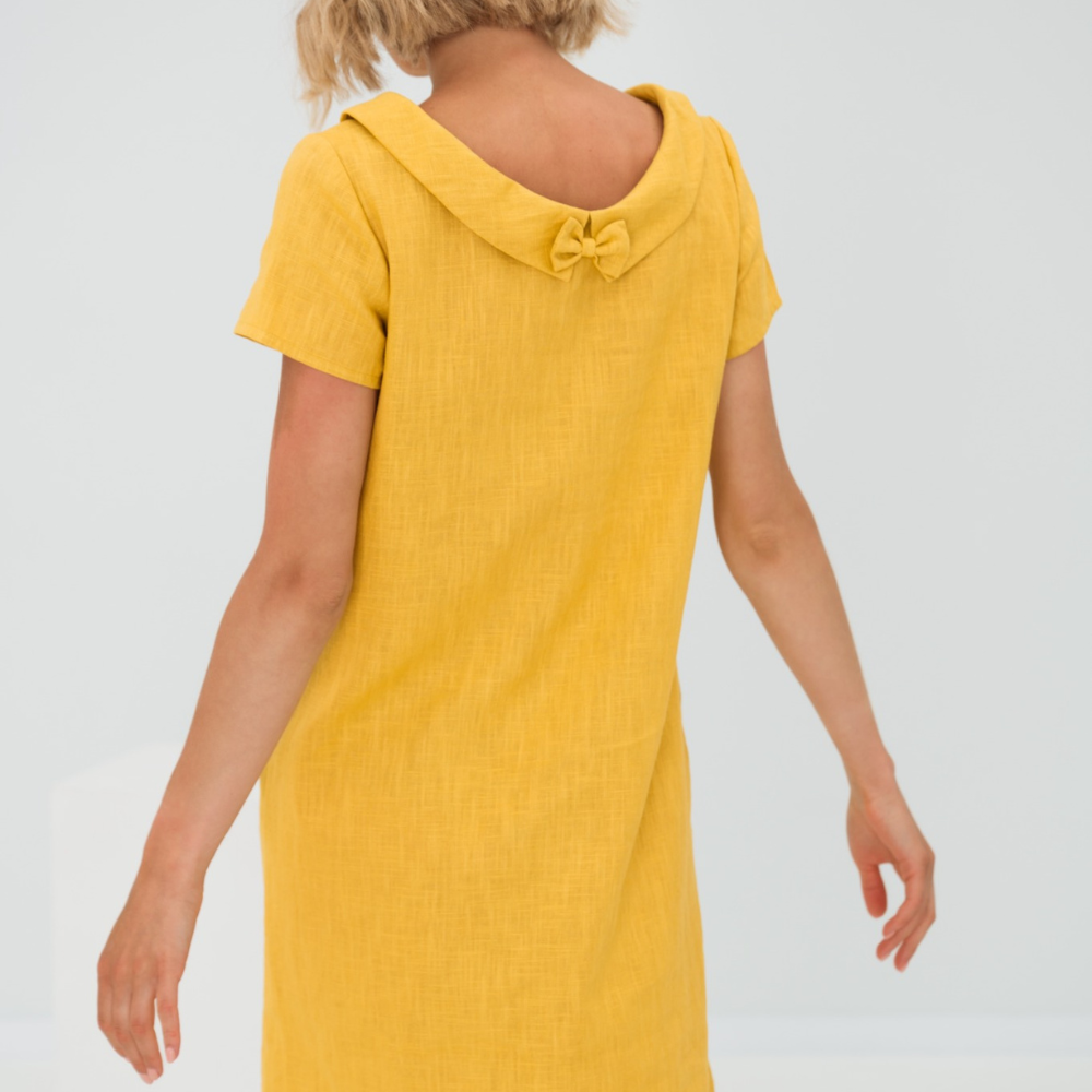 Robe d'été évasée à col V et poches, huit coloris, S au 2XL