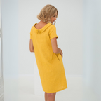 Robe d'été évasée à col V et poches, huit coloris, S au 2XL