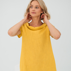 Robe d'été évasée à col V et poches, huit coloris, S au 2XL