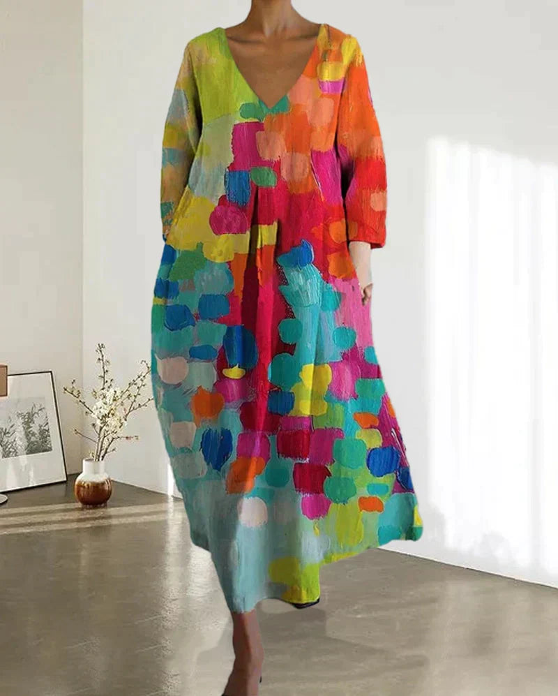 Robe d'été femme à imprimé coloré, du XS au 3XL, imprimé coloré