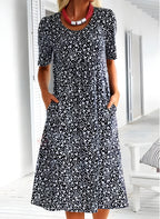 Robe d'été légère femme, huit coloris, du XS au 3XL, noir