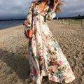 Robe fleurie femme esprit bohème, imprimé multicolore, du S au 2XL, imprimé fleuri