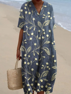 Robe d'été à imprimé floral, onze motifs, du S au 5XL