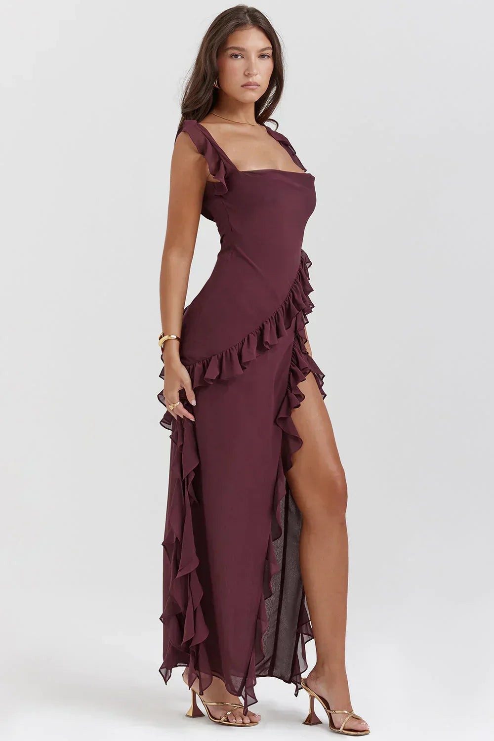 Robe cintrée femme à fermeture éclair, quatre coloris