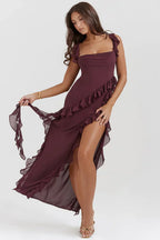 Robe cintrée femme à fermeture éclair, quatre coloris