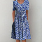 Robe femme en cinq coloris, du XS au 3XL, bleu clair