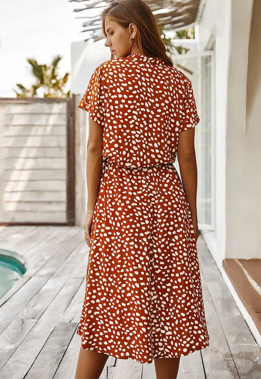 Robe de jour femme, huit coloris, du 36 au 46