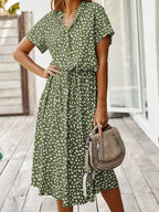 Robe de jour femme, huit coloris, du 36 au 46, vert