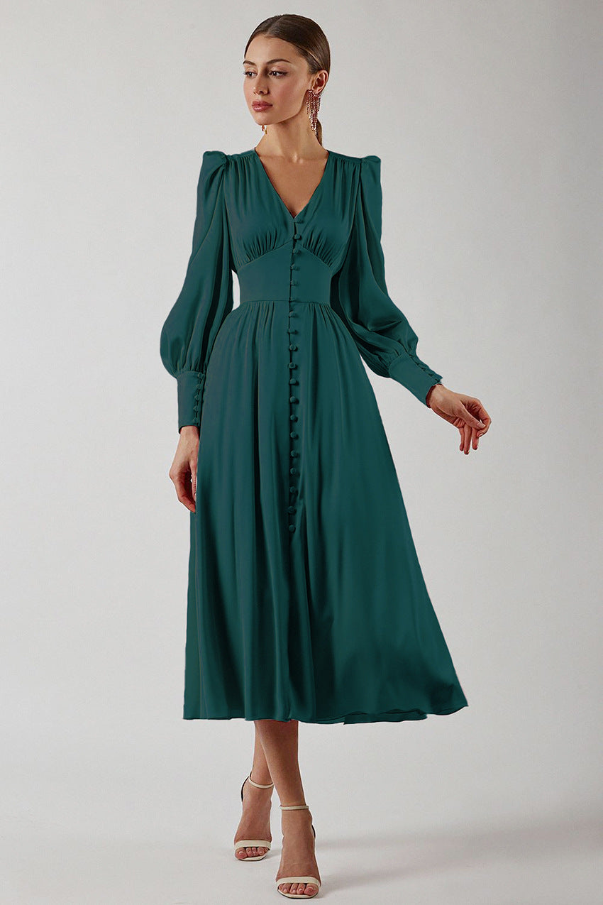 Robe en satin femme, sept coloris, du XS au XL