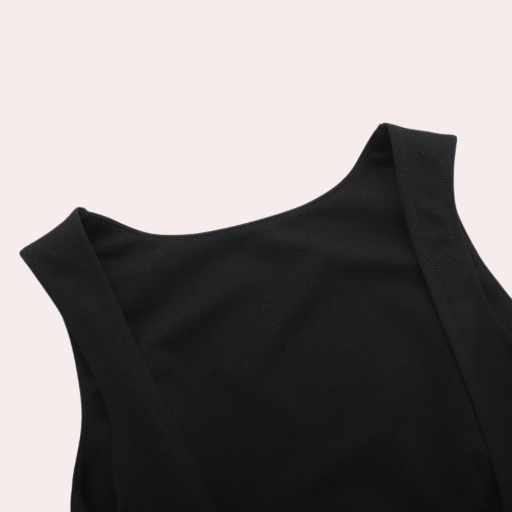 Robe d'été femme en noir, rouge ou blanc, du XS au XL