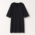 Robe col V femme pour l'automne, neuf coloris, du S au 3XL, noir