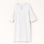 Robe col V femme pour l'automne, neuf coloris, du S au 3XL, blanc