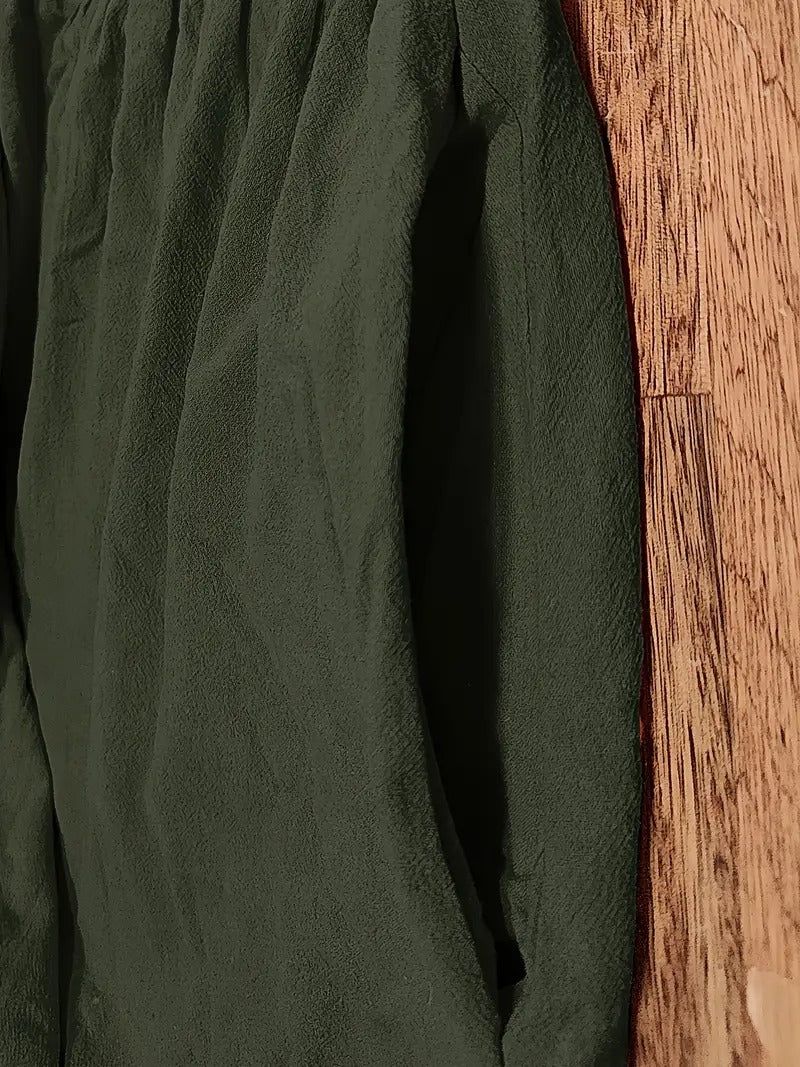 Robe longue fluide femme à poches, dix coloris, du S au 2XL