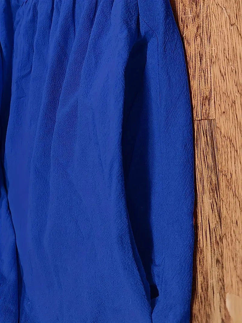 Robe longue fluide femme à poches, dix coloris, du S au 2XL