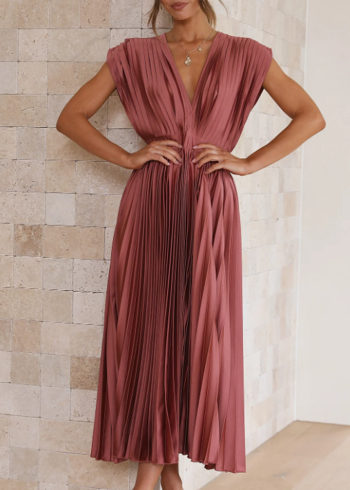 Robe longue de soirée femme, neuf coloris, du S au XL, chocolat