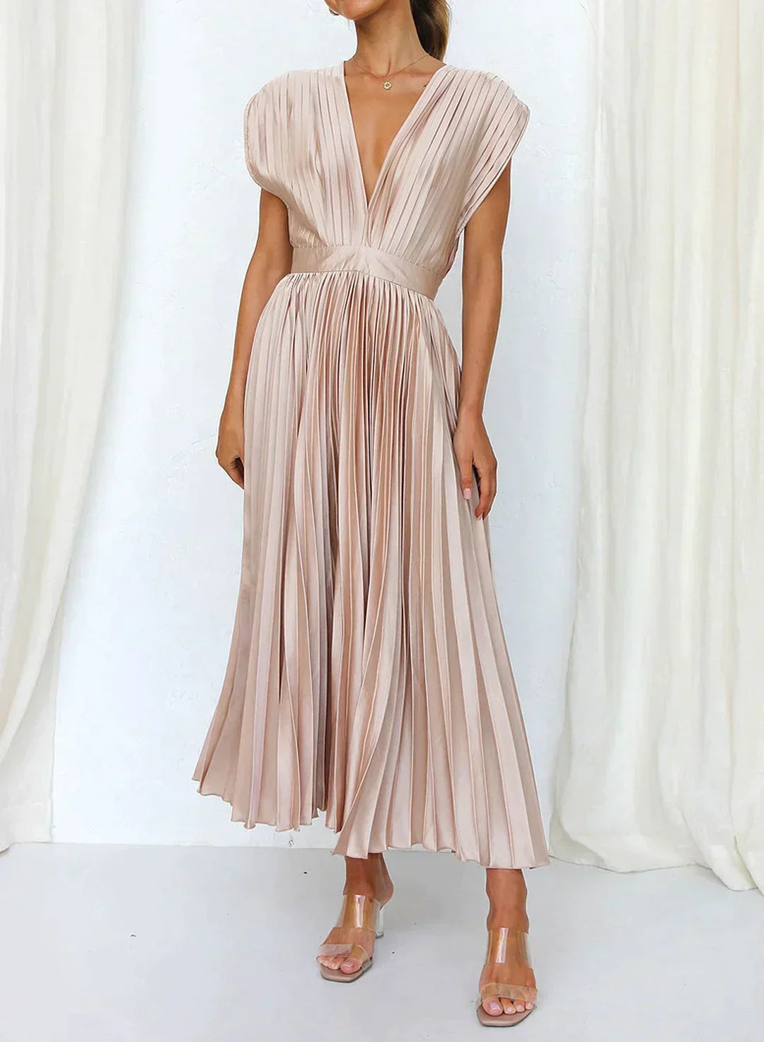 Robe longue de soirée femme, neuf coloris, du S au XL