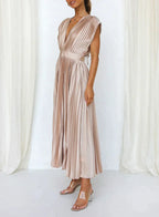 Robe longue de soirée femme, neuf coloris, du S au XL