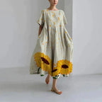 Robe d'été femme à imprimé floral, onze motifs, du S au 3XL
