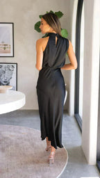 Robe longue brillante femme pour soirée, cinq coloris