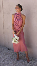 Robe longue brillante femme pour soirée, cinq coloris