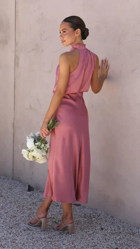 Robe longue brillante femme pour soirée, cinq coloris