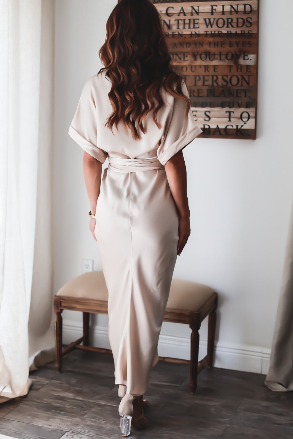Robe longue boutonnée femme jusqu'au sol, dix coloris