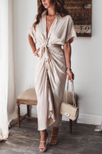 Robe longue boutonnée femme jusqu'au sol, dix coloris
