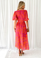 Robe longue col V évasée sans manches, pour mariage et soirée