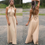 Robe longue dos ouvert femme pour invitée de mariage, kaki