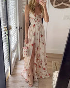Robe midi drapée femme, encolure drapée et jupe fluide, blanc