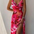 Robe midi ajustée femme, six coloris, du XS au 3XL, rose